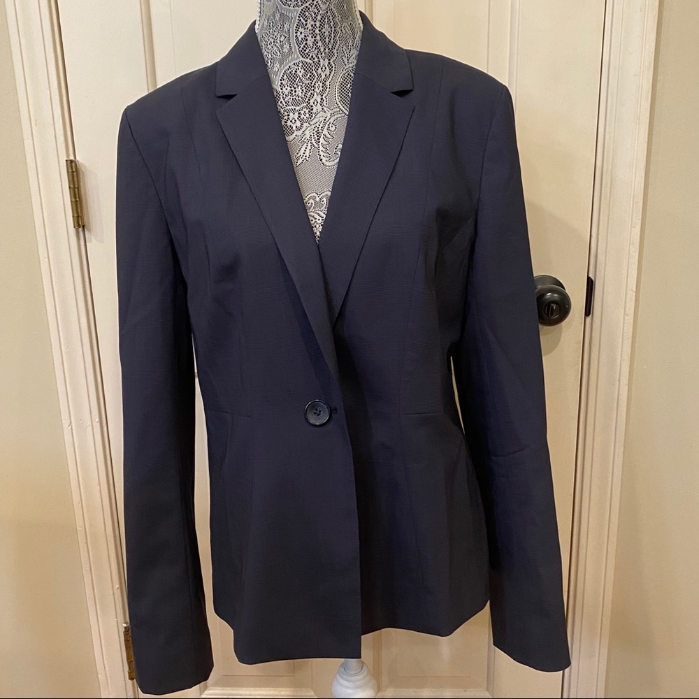 Classiques Entier Single Button Wool Blazer